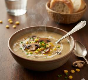 Mushroom and corn