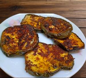 Onion Tomato Baingan Fry