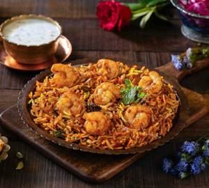 Prawns Biryani (Serves-2)