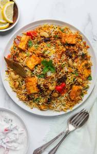 Paneer dum biryani