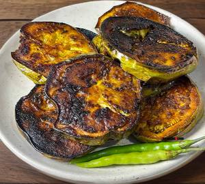 Crispy Baingan Masala Fry