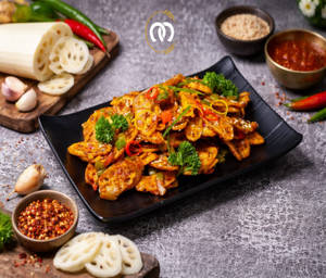 Crispy Lotus Stem Pepper