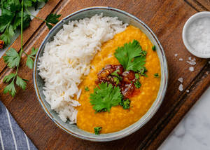 Dal Tadka With Chawal