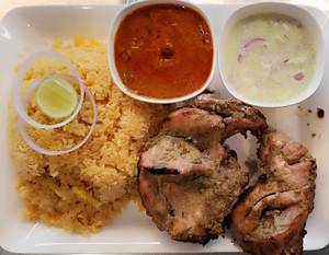 Biryani Rice With Alfaham Chicken