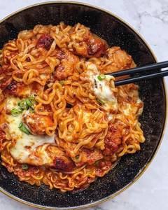 Chicken noodles
