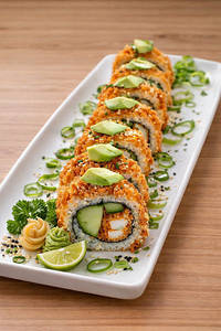 Avocado Chicken Cream Cheese Sushi
