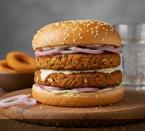 Veg Double Patty Burger