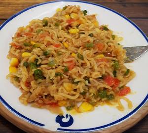 Veg masala maggie in butter