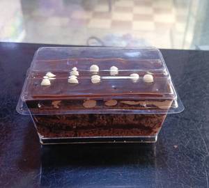 Chocolate truffle slice pastry