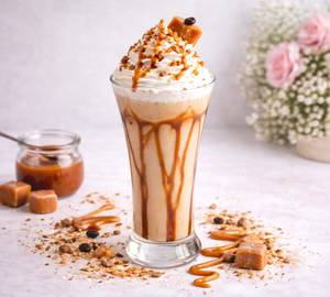 Iris caramel frappe