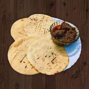 Nan ruti & hydrabadi chicken masala (4 pieces)