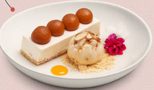 Gulab Jamun Cheesecake