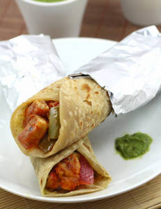 Kolkata Double Egg Chicken Special Roll