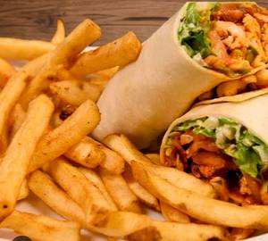 Chicken Wrap Fries Combo