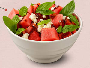 Watermelon, Feta & Balsamic Salad