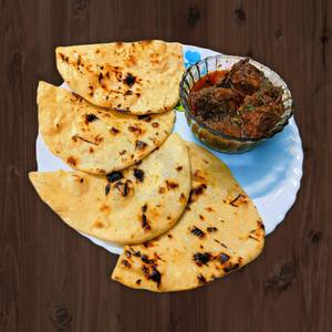 Butter nan & hydrabadi chicken masala (4 pieces)