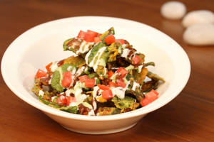 Baby Spinach & Okra Chaat