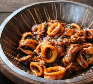 Cuttle Fish Pepper Fry
