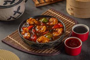 Prawns In Black Bean Sauce