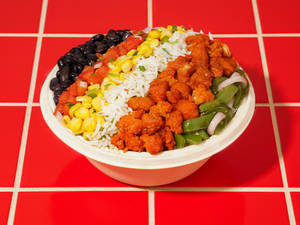 Crispy Peri Peri Chicken Rice Bowl (Mini)