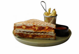 Schezwan Paneer Sandwich