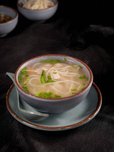 Noodles Soup Chicken