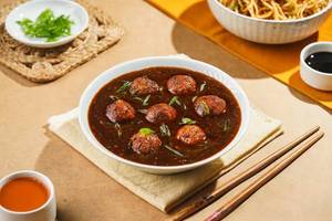 Veg manchurian dry gravy