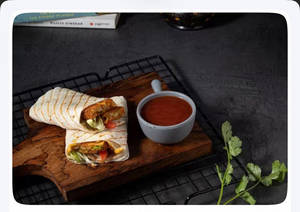 Aloo Tikki Masala Wrap