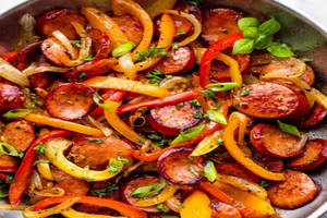 Sausage & Bell Pepper Stir Fry