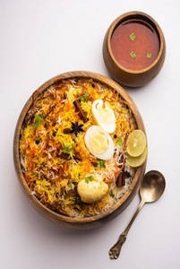 Egg Biryani (300gm)-serves (1-2)