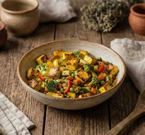 Paneer Salad (Paneer Veggies)