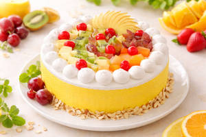 Pineapple Fresh Fruit Cake