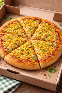 Corn Cheese Pizza
