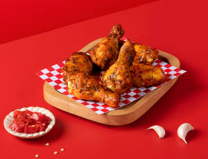 BBQ Baked Chicken Wings 6pc