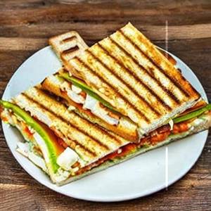 Paneer Paratha Cheese Toast Sandwich