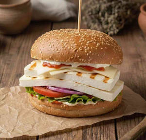Healthy Paneer Burger (Wheat Bun)
