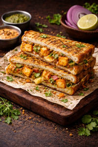 Paneer Tandoori Sandwich