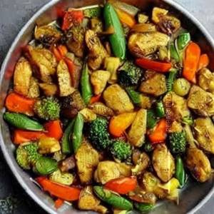 Chicken veg boiled