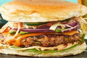 Thai Chicken Patty Burger