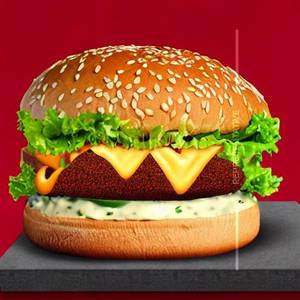Veg cheese burger