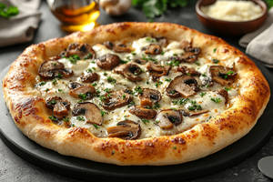 Mushroom pizza