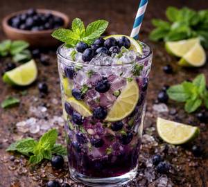 Blueberry mojito