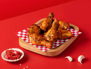 Spicy Baked Chicken Wings 6pc