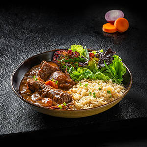Red Wine Braised Chicken Rice Bowl