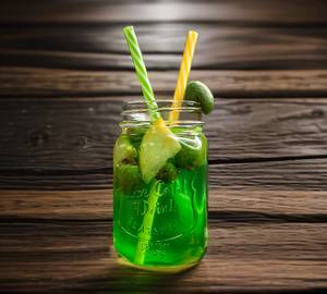 Green apple mojito