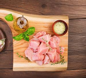 Premium Fresh Chicken - Skinless Curry Cut - 500G