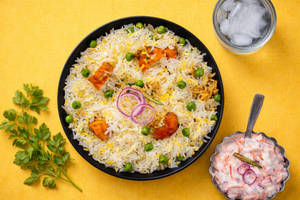 Veg Biryani With Bagara Baigan