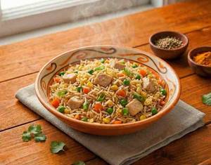 Chicken Rice Veggies Bowl