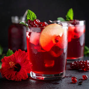 Apple & Hibiscus Iced Tea