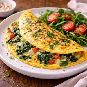 Spinach Omelette